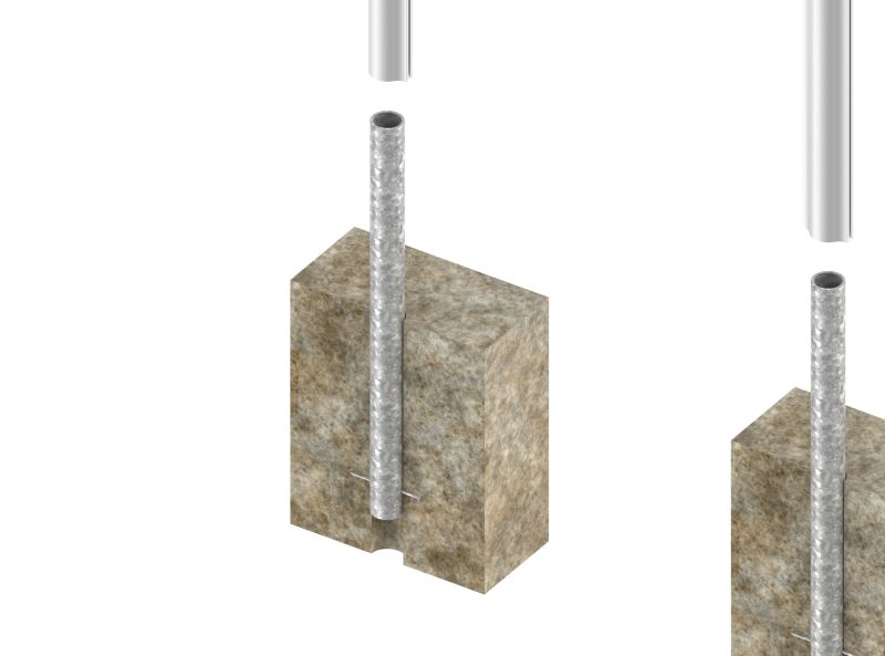 Signcode extern floor ground anchor